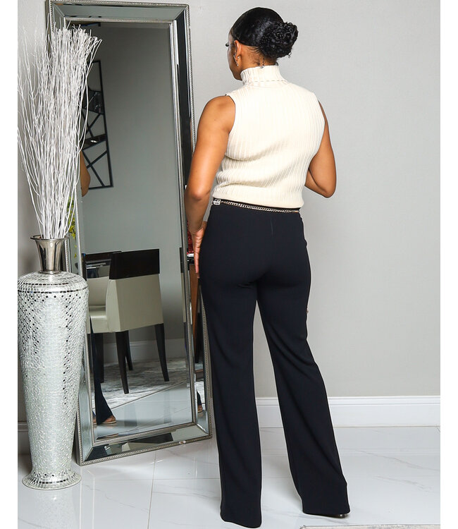 WARM ME UP TURTLE NECK TOP - CREAM