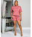 STAYING LOW KEY SHORTS SET - WINTER ROSE