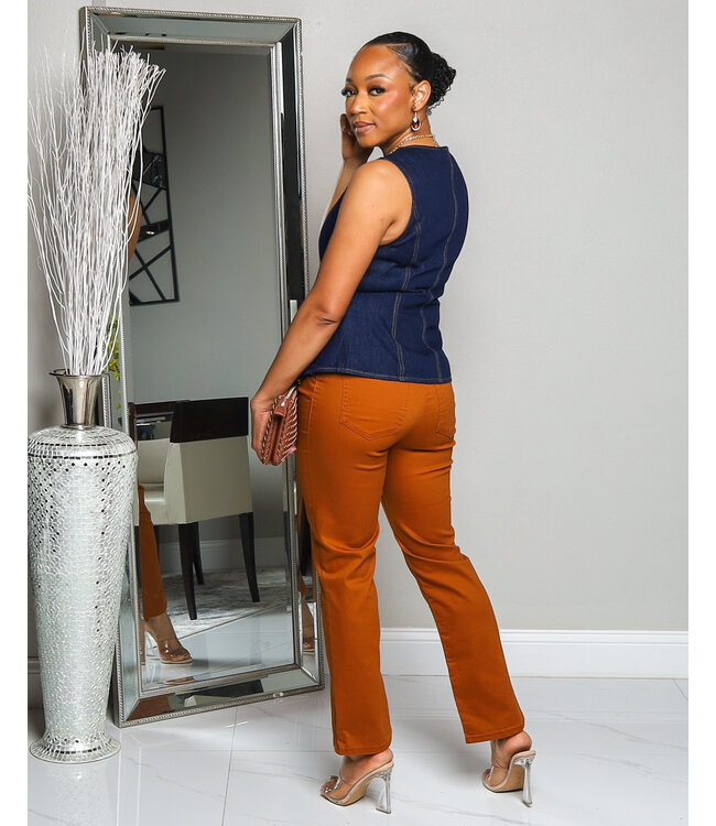 STATEMENT LOOK DENIM VEST