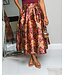STAYING GOLDEN FLORAL SKIRT
