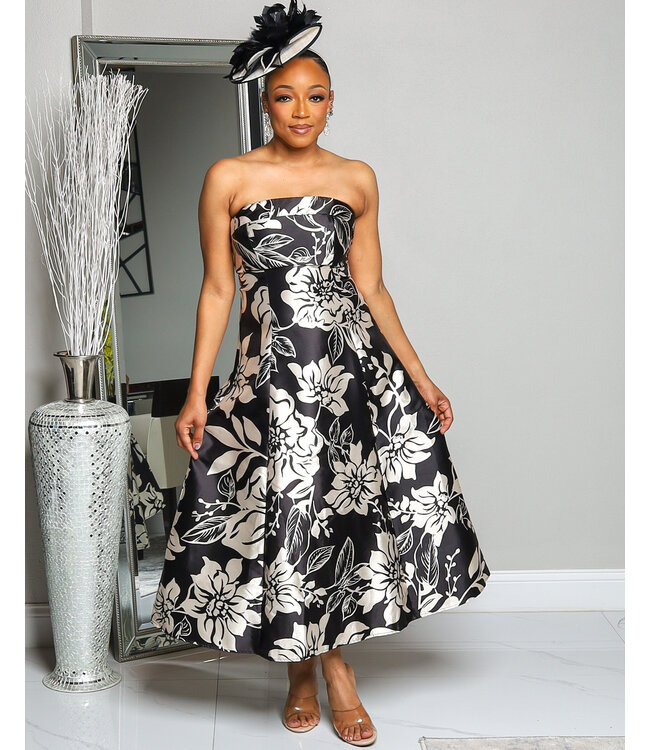 BLOSSOM BLISS MIDI DRESS