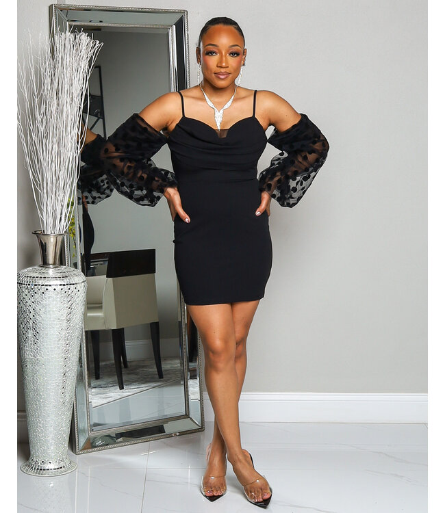 HERE N THERE MINI DRESS