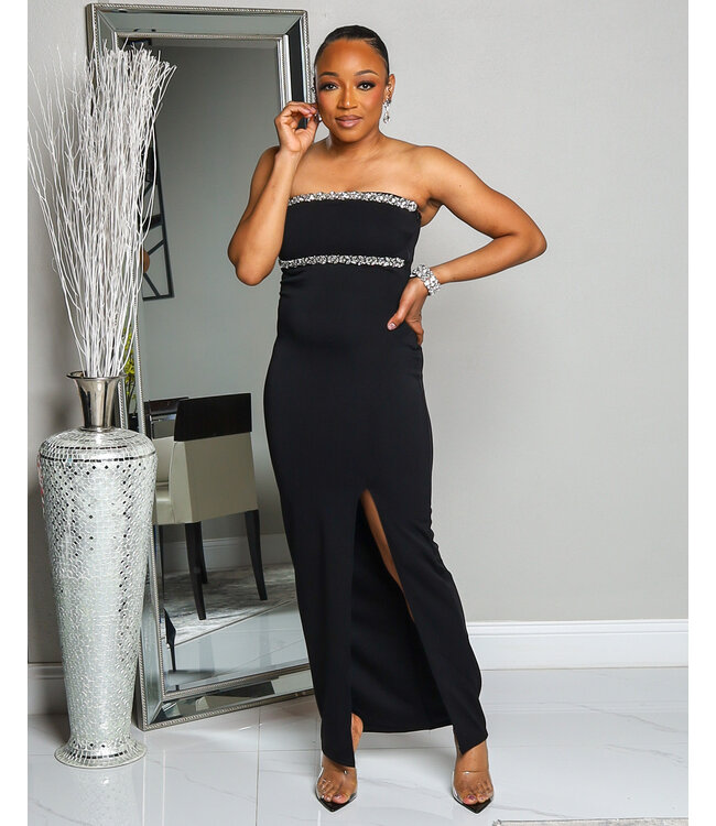 CAUGHT YOUR GAZE JEWEL MAXI DRESS