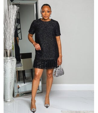 PREPPY GIRL RUFFLE DRESS