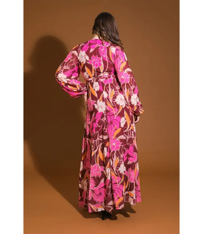 PLUS CHANGING OF THE SEASONS MAXI DRESS