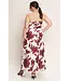 PLUS  MADE WITH LOVE FLORAL DRESS