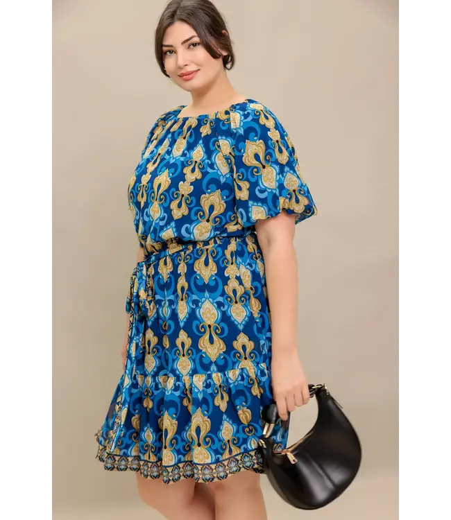 PLUS ROYAL DAY AWAY DRESS