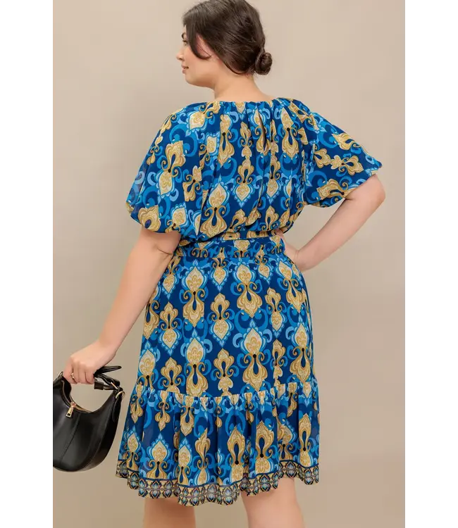 PLUS ROYAL DAY AWAY DRESS