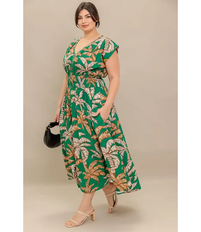 PLUS HIDDEN IN THE PALMS DRESS
