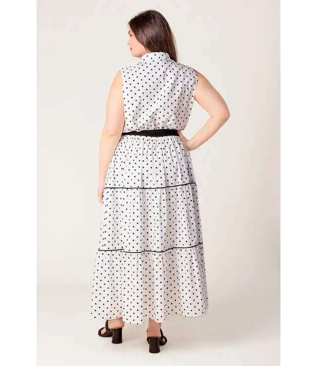 PLUS READY FOR MORE POLKA DOT DRESS