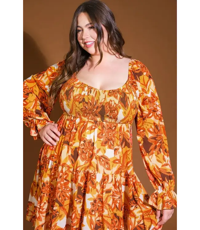 PLUS FEELING LIKE FALL DRESS