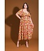 PLUS BLOOMING HARVEST MIDI DRESS
