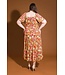 PLUS BLOOMING HARVEST MIDI DRESS