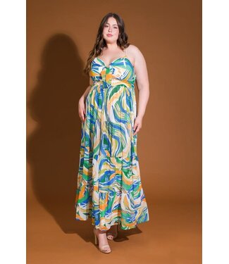 PLUS COAST TO COAST MAXI DRESS