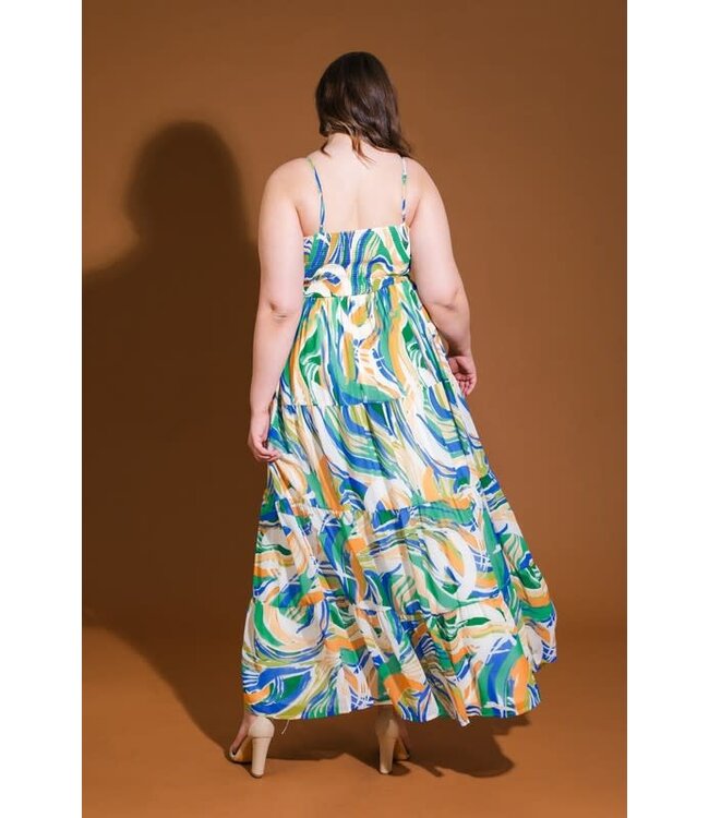 PLUS COAST TO COAST MAXI DRESS