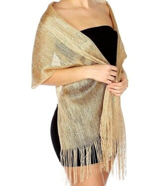 Gold Shimmer Scarf