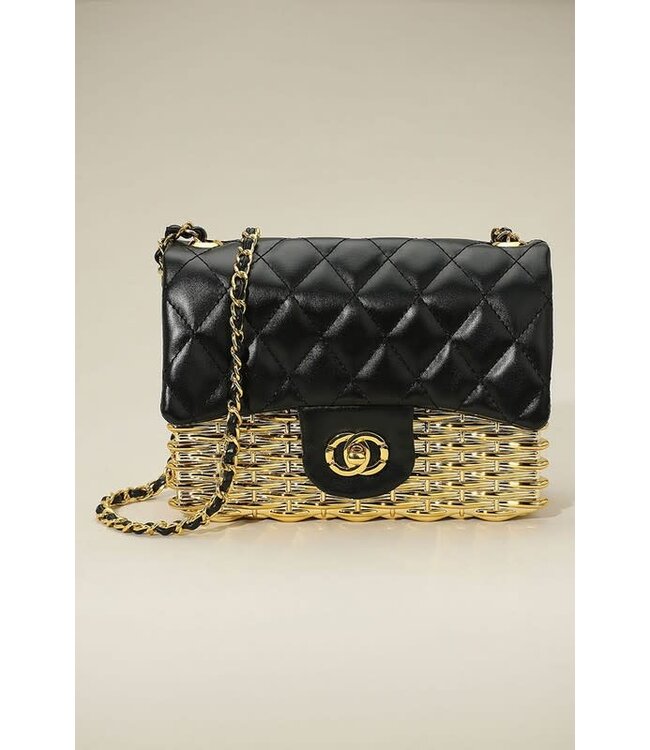 JUST FOR THE PLOT BAG - GOLD/BLACK