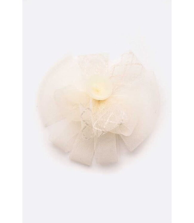 ROSETTE DREAMS FASCINATOR - IVORY