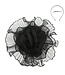 PETAL WHISPER FASCINATOR - BLACK