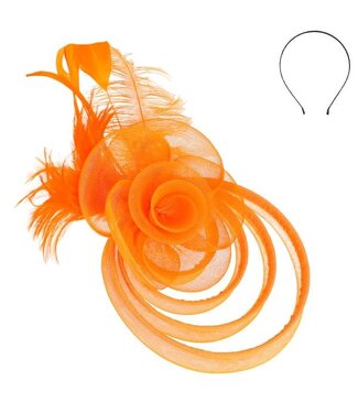 DIFFERENT BREED FASCINATOR - ORANGE