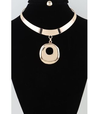 SHAPE SHIFT NECKLACE SET - GOLD