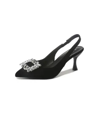 A NEW ME SLINGBACK PUMPS - BLACK