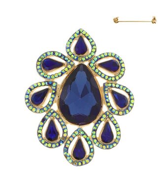 Simple Pleasures Brooch - Navy