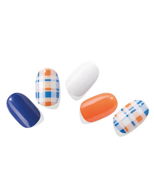 ÉdgeU Gel Nail Wraps - Joyful Check