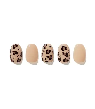 ÉdgeU Gel Nail Wraps - Leopard Neon Glow *GLOW IN THE DARK*