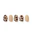 ÉdgeU Gel Nail Wraps - Leopard Neon Glow *GLOW IN THE DARK*