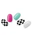 ÉdgeU Gel Nail Wraps - Racing Check