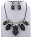 Finder’s Keepers Necklace Set - Black
