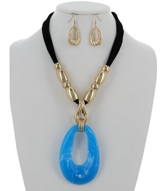 Full Load Necklace Set - Blue