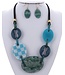 Time To Play Necklace Set - Teal