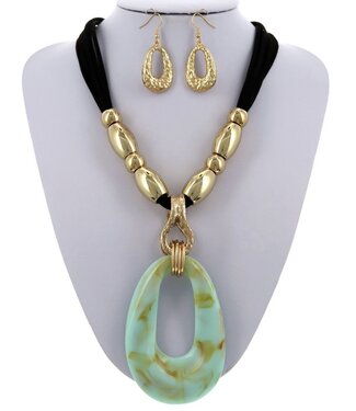 Full Load Necklace Set - Turquoise