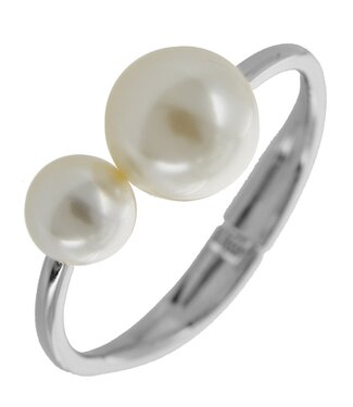 Meet Me Half Way Pearl Bracelet - Silver