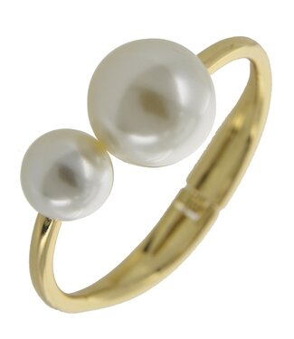 Meet Me Half Way Pearl Bracelet - Gold