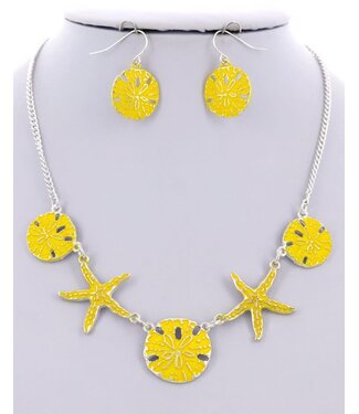 Shoreside Necklace Set - Yellow
