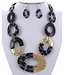 Envy Me Necklace Set - Black