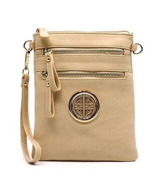 Leave Me Now Crossbody Bag - Nude