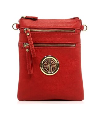 Leave Me Now Crossbody Bag - Red