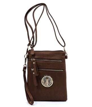 Leave Me Now Crossbody Bag - Coffee