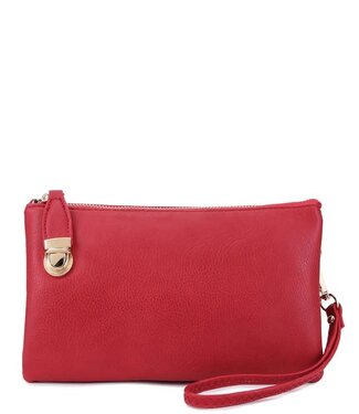TAKE ME WITH YOU CLUTCH - RED
