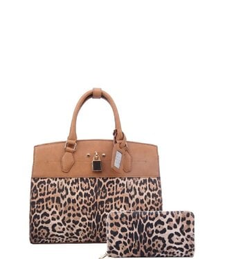 Always Unpredictable Handbag & Wallet Set - Leopard