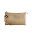 Last Straw Woven Clutch - Gold