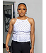 Spot On Polkadot Top - White