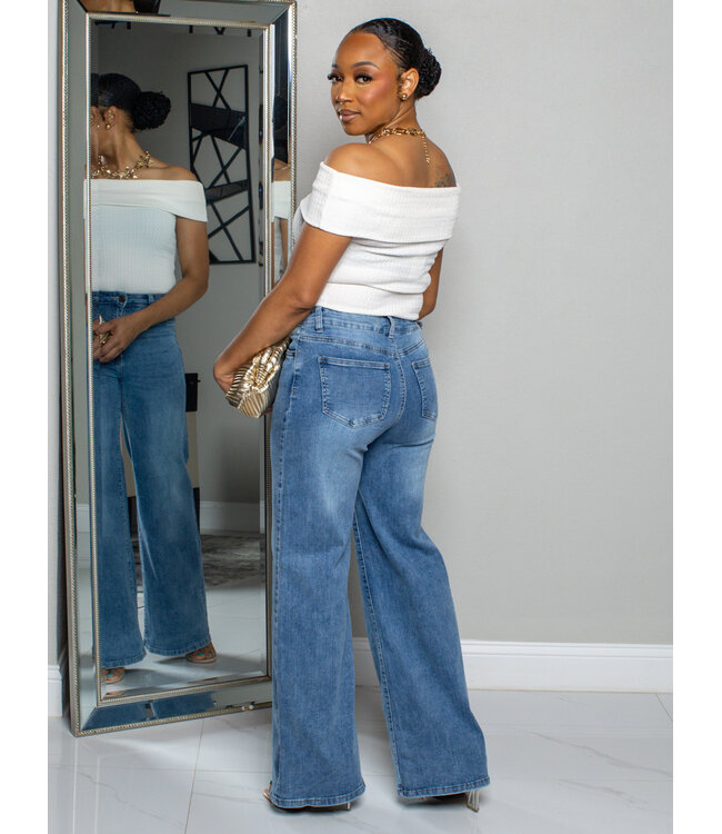 SUCH A SIMPLE GIRL OFF SHOULDER TOP - IVORY