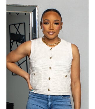 Changing Seasons Knitted Top - Natural