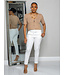 Keep It Casual Knitted Top - Light Taupe