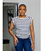 Make A Move Striped Top - Navy